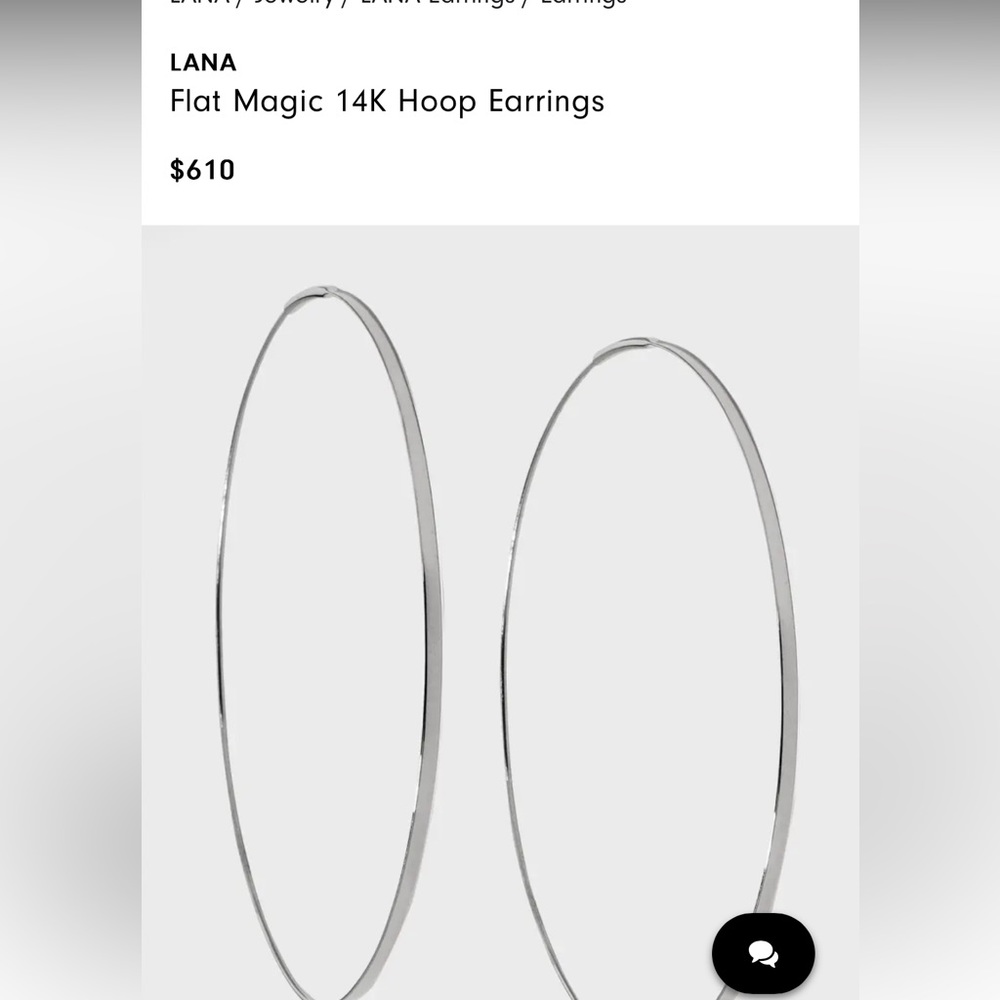 Lana 14k Hoops